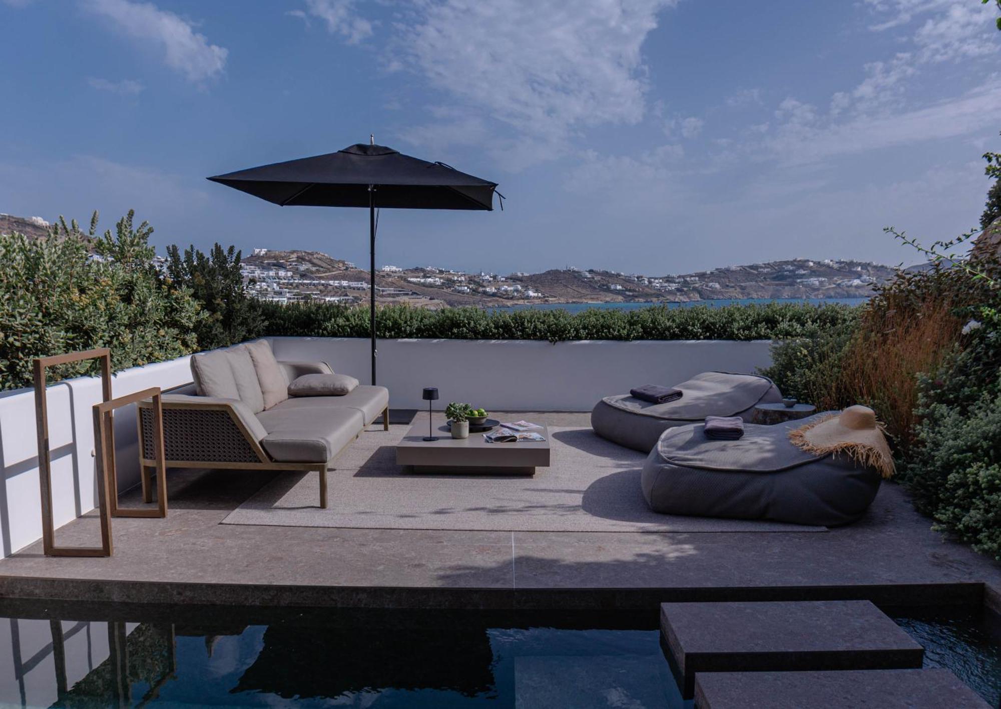 Noima Boutique Hotel Mykonos Agios Ioannis Diakoftis Eksteriør billede
